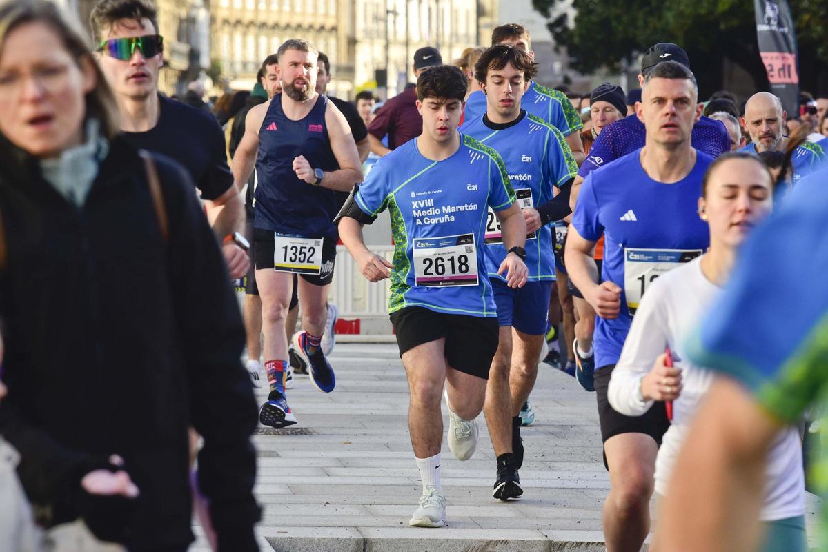 Así fue la media maratón Coruña21