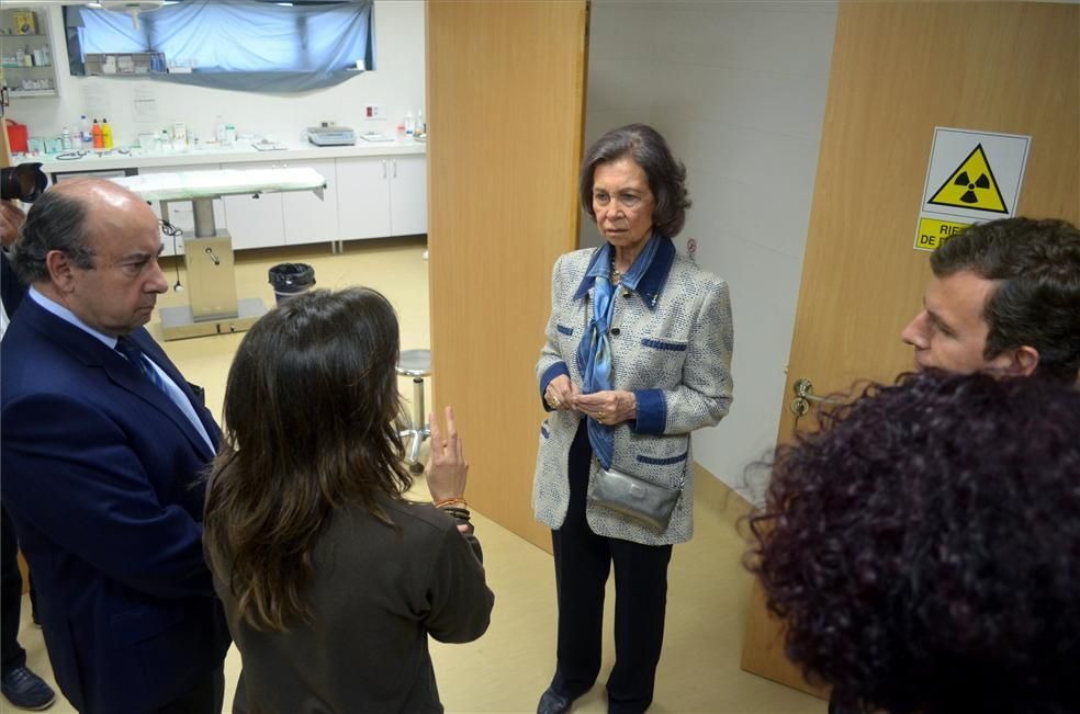 La reina Sofía visita en centro de cría del lince ibérico de Zarza de Granadilla (Cáceres)