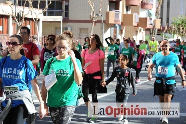 2.000 personas marchan contra el cáncer en Murcia