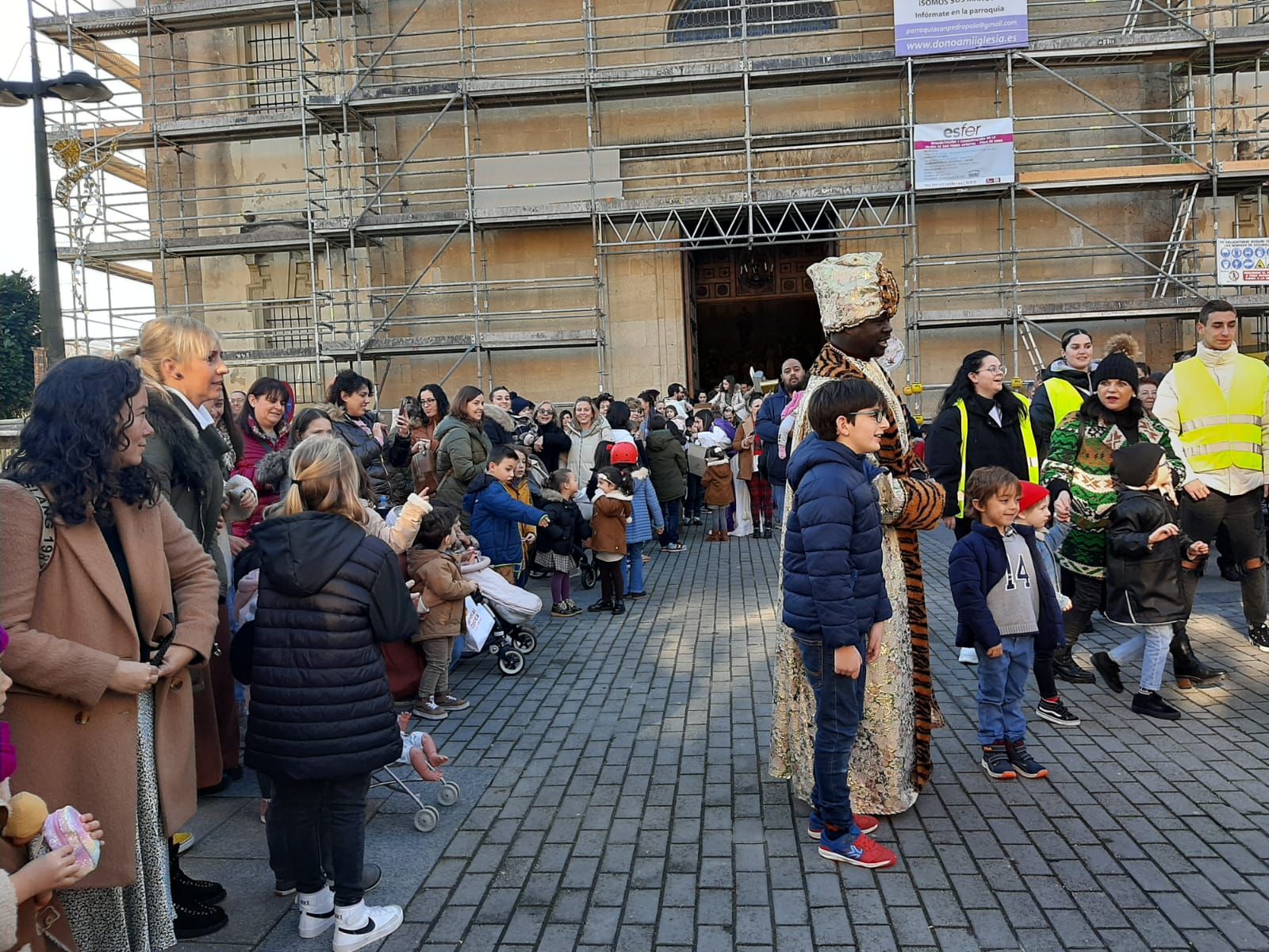 Adoración de los Reyes Magos al Niño Jesús en Pola de Siero