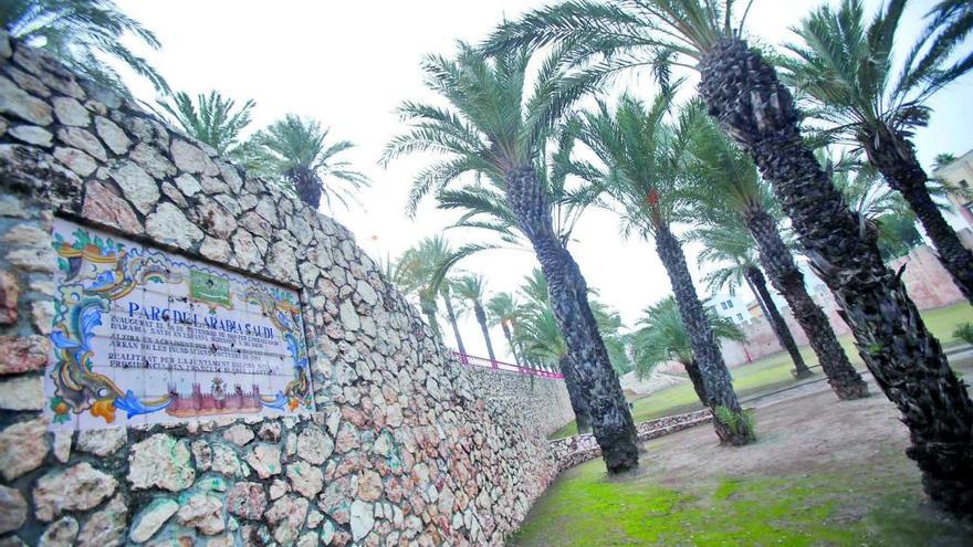 Actual Parc d&#039;Aràbia Saudí, al final de la Avenida Luis Suñer.