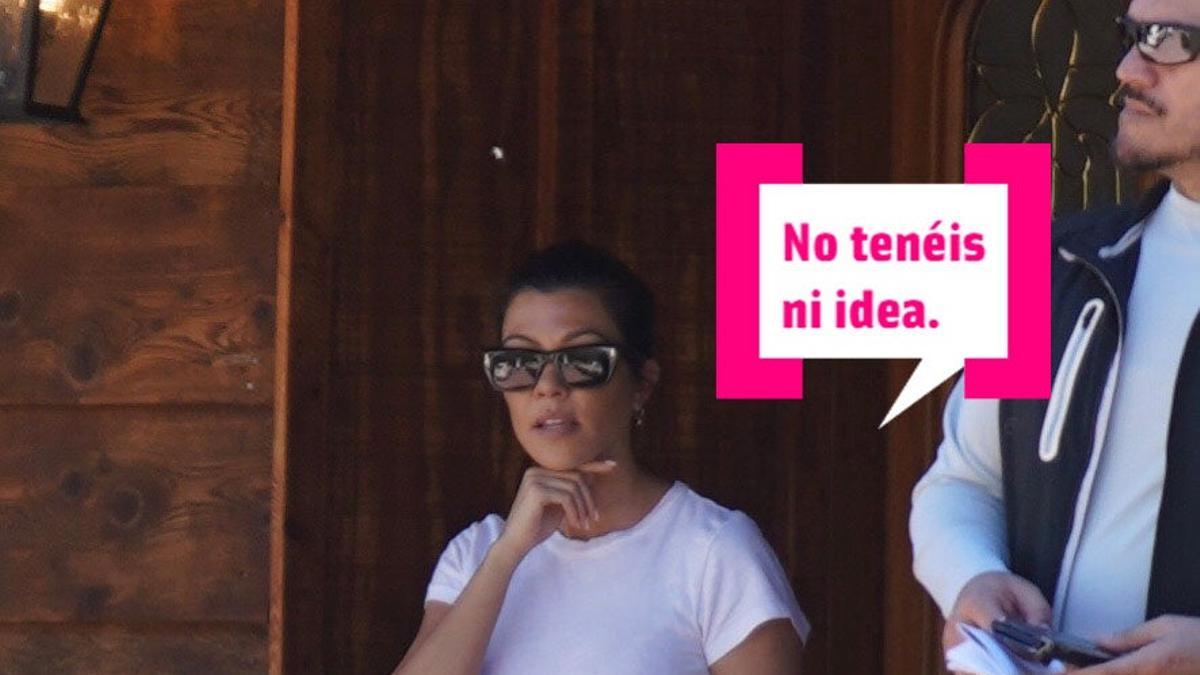 Kourtney Kardashian, en plan 'normalita'