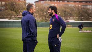 Pere Romeu, sobre Flick: Es muy educzdo, muy buen compañero