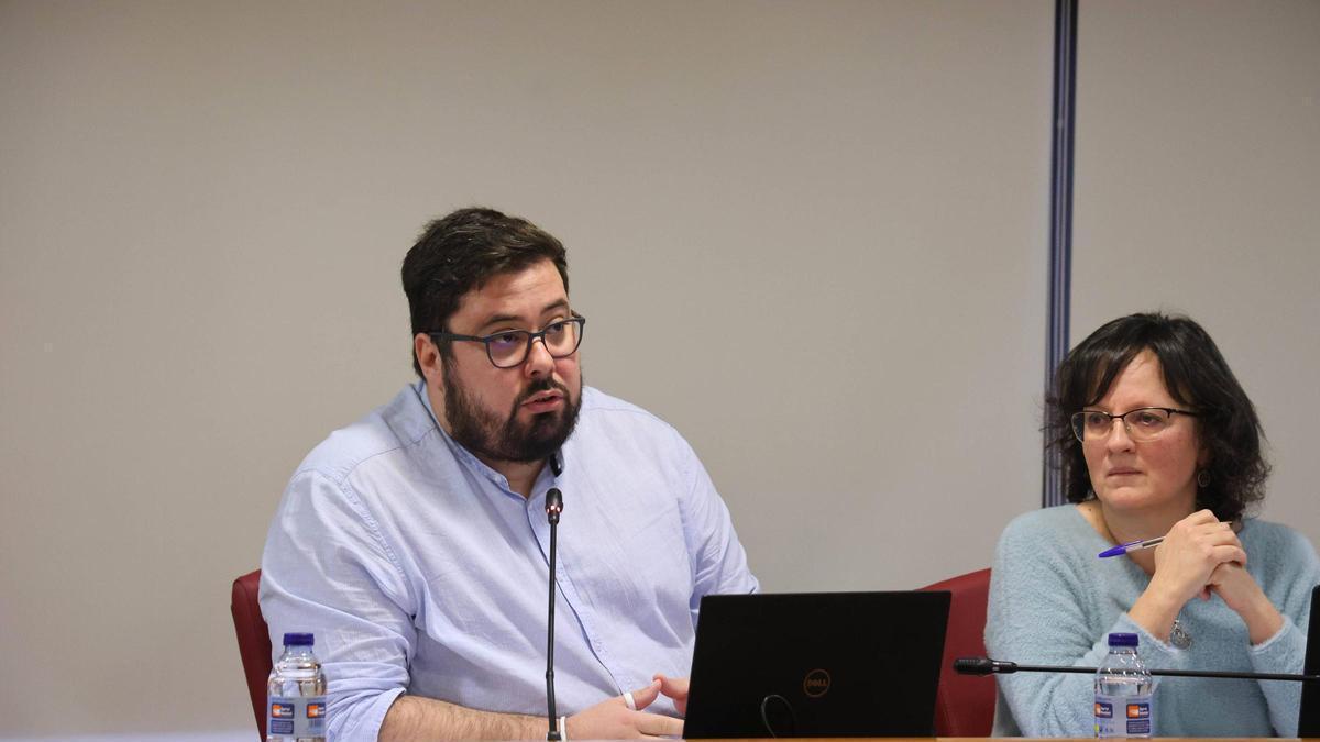 Xabier P. Igrexas, durante un pleno.