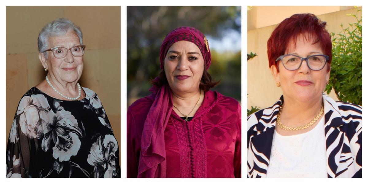 Las tres mujeres que serán distinguidas por el Ayuntamiento de Gandia