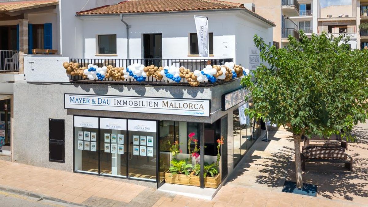 Das Büro von Mayer &amp; Dau Immobilien Mallorca in Cala Ratjada