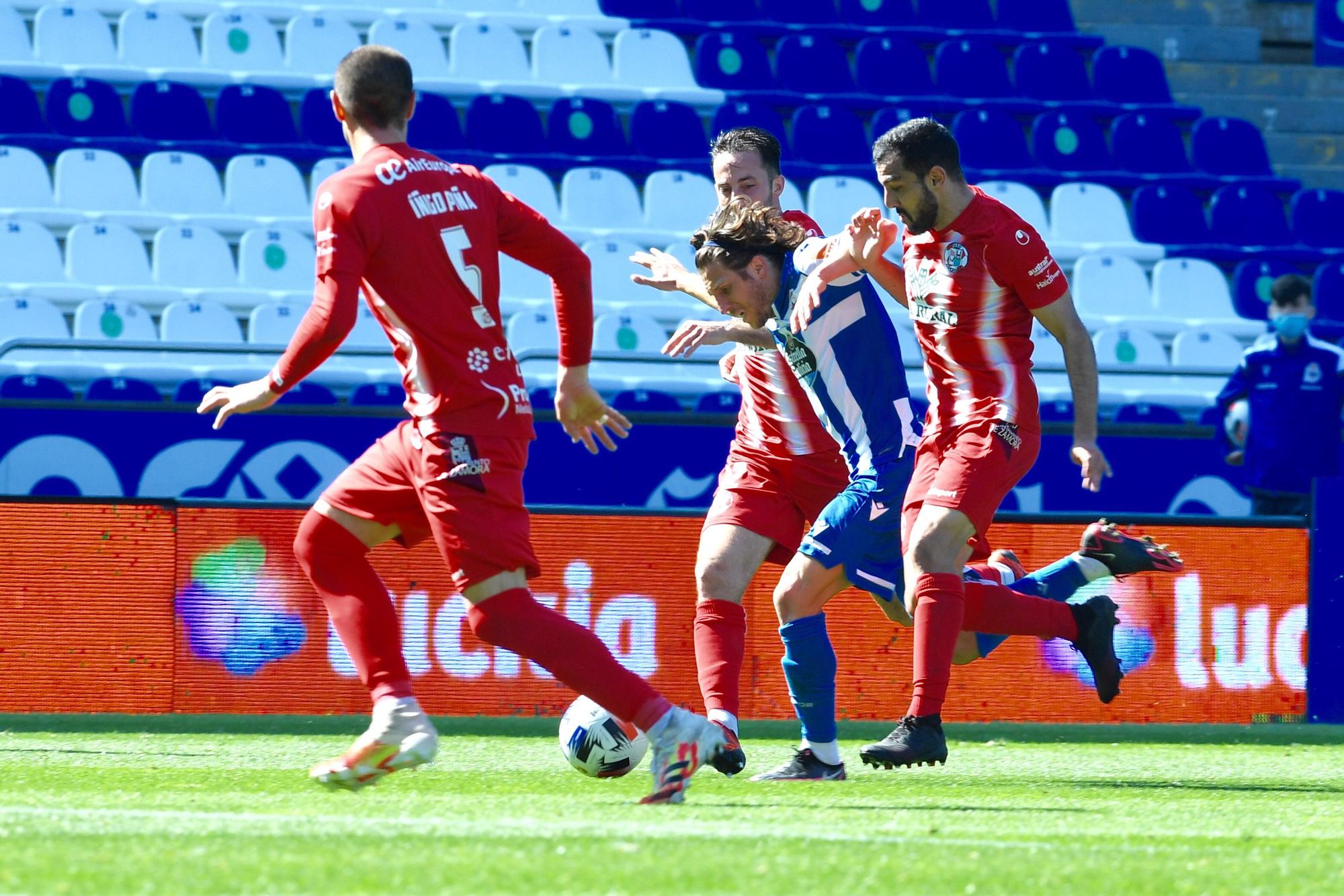 El Dépor le gana al Zamora 2-0, pero se queda sin fase de ascenso