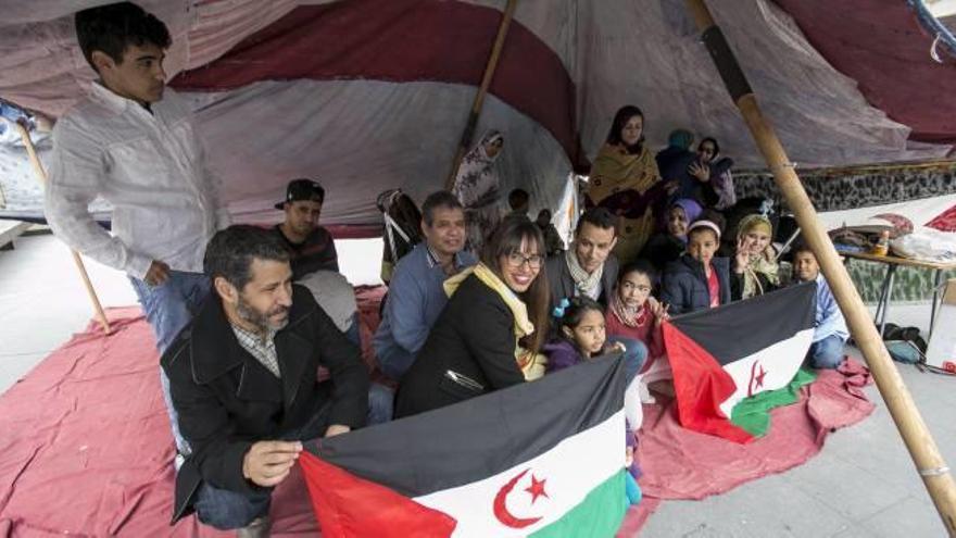 Concentración en apoyo a los saharauis