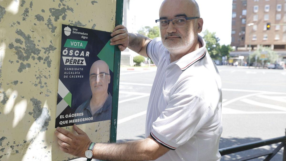 Oscar Perez, candidato de UED a la alcaldía.