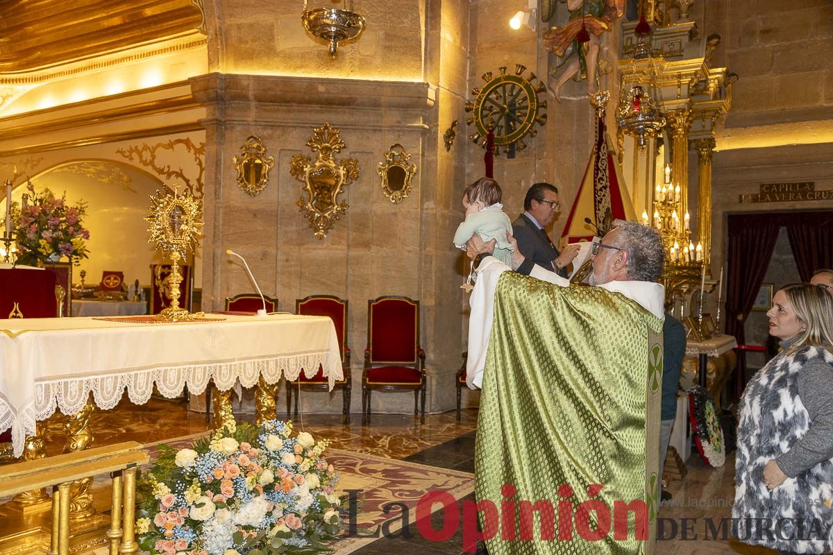 Presentación a la Vera Cruz de Caravaca de los niños nacidos en 2023