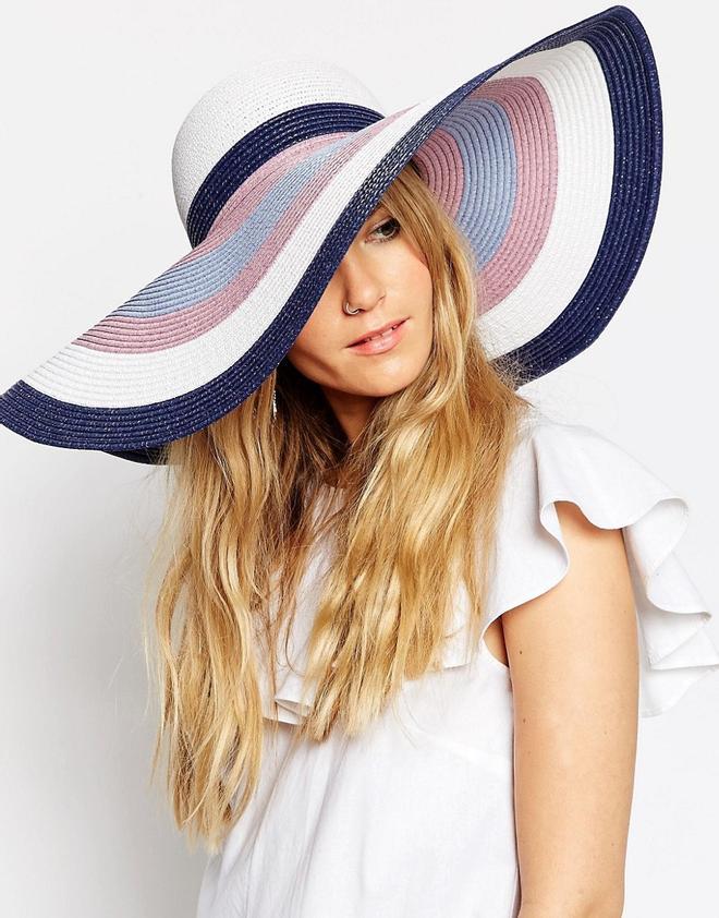 Sombrero floppy extragrande de paja, Asos