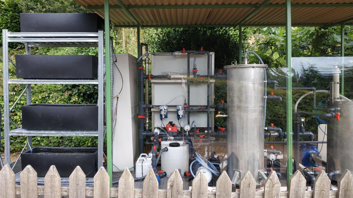 Una de les tecnologies instal·lades en un hotel de Sant Hilari Sacalm per millorar el consum d&#039;aigua dins del projecte Watertur