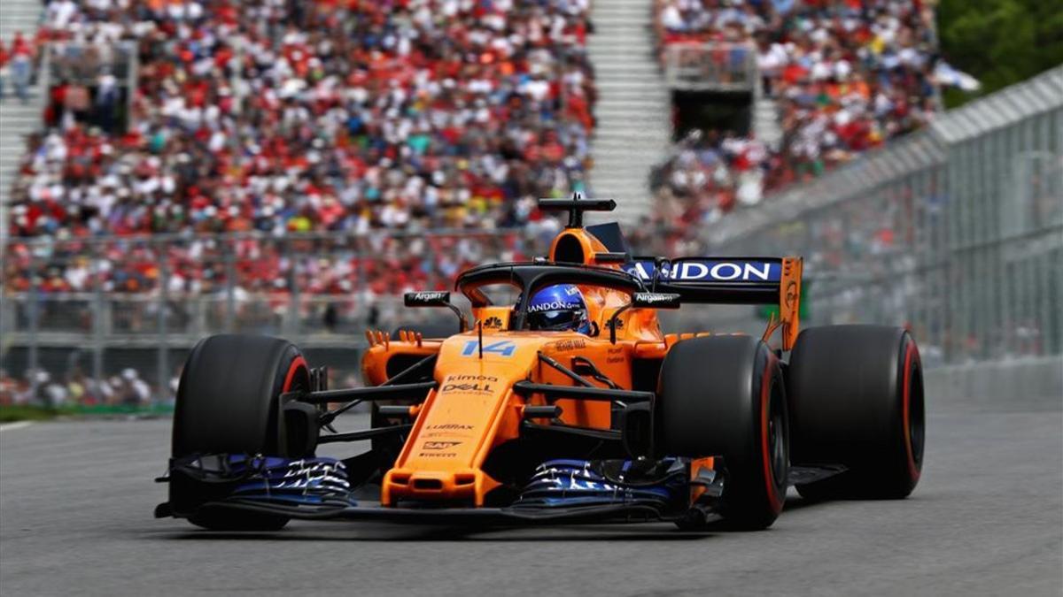 Fernando Alonso en el GP de Canadá