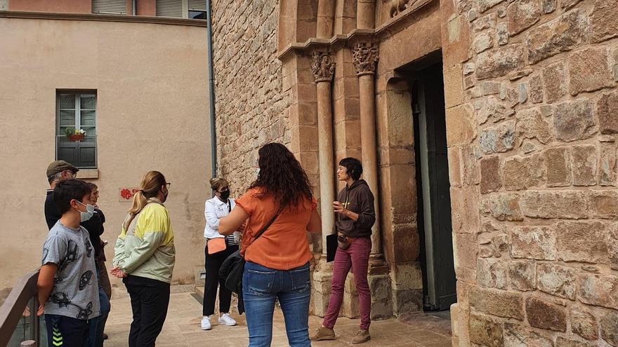 Una visita guiada a Santpedor durant la Jornada de Patrimoni