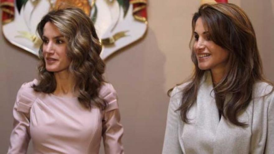 Letizia y Rania se reencuentran