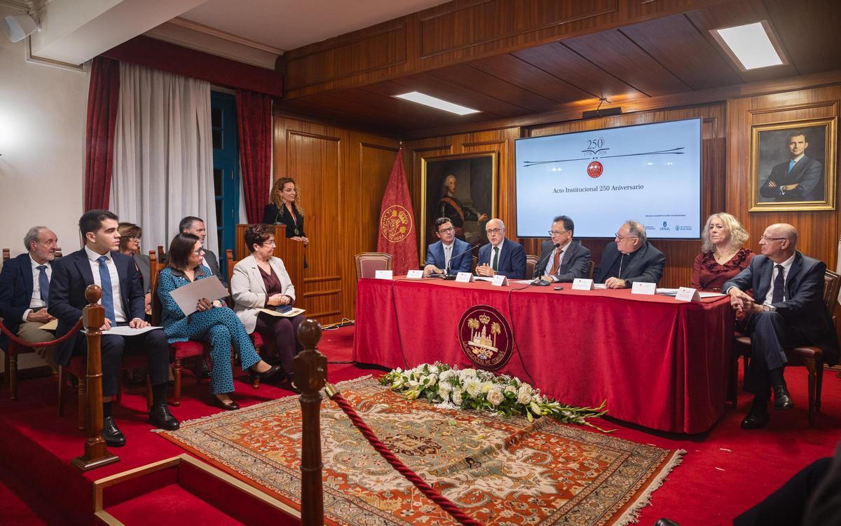 Acto institucional de la Real Sociedad Económica de Amigos del País de Gran Canaria (RSEAPGC)