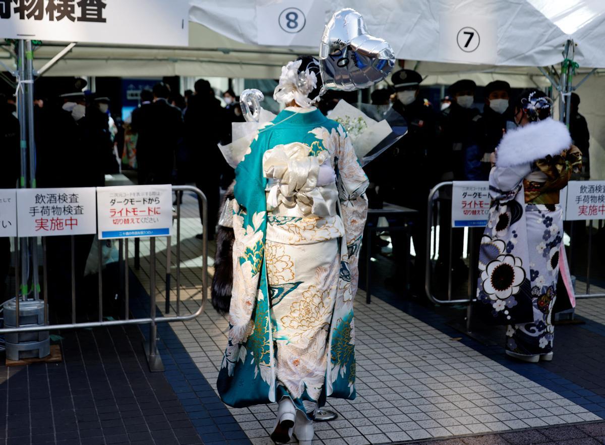 Ceremonia de celebración del Día de la Mayoría de Edad en Japón