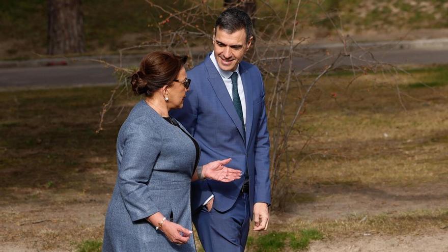 Sánchez ratifica a la presidenta de Honduras el compromiso con la cooperación con el país