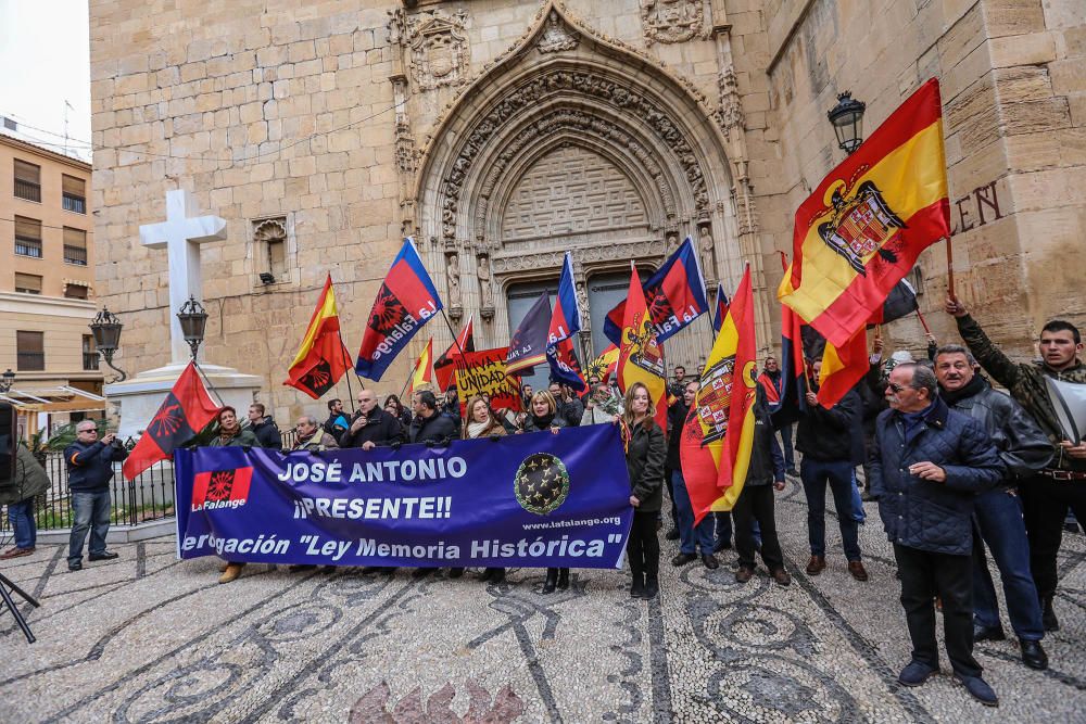 La Falange, en la manifestación en Callosa