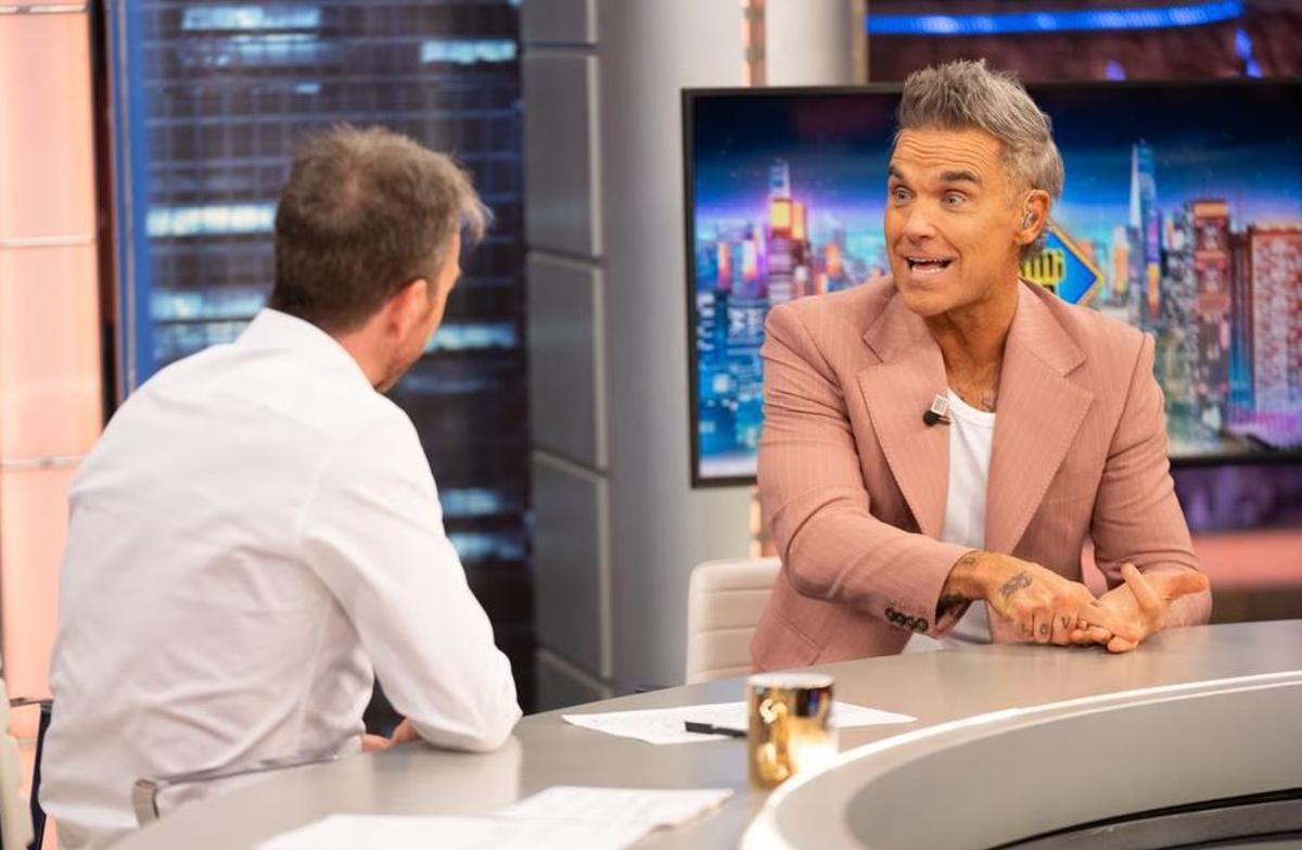 Robbie Williams se desnuda en ‘El Hormiguero’: “Con 21 años era alcohólico, drogadicto y debía 300.000 libras”
