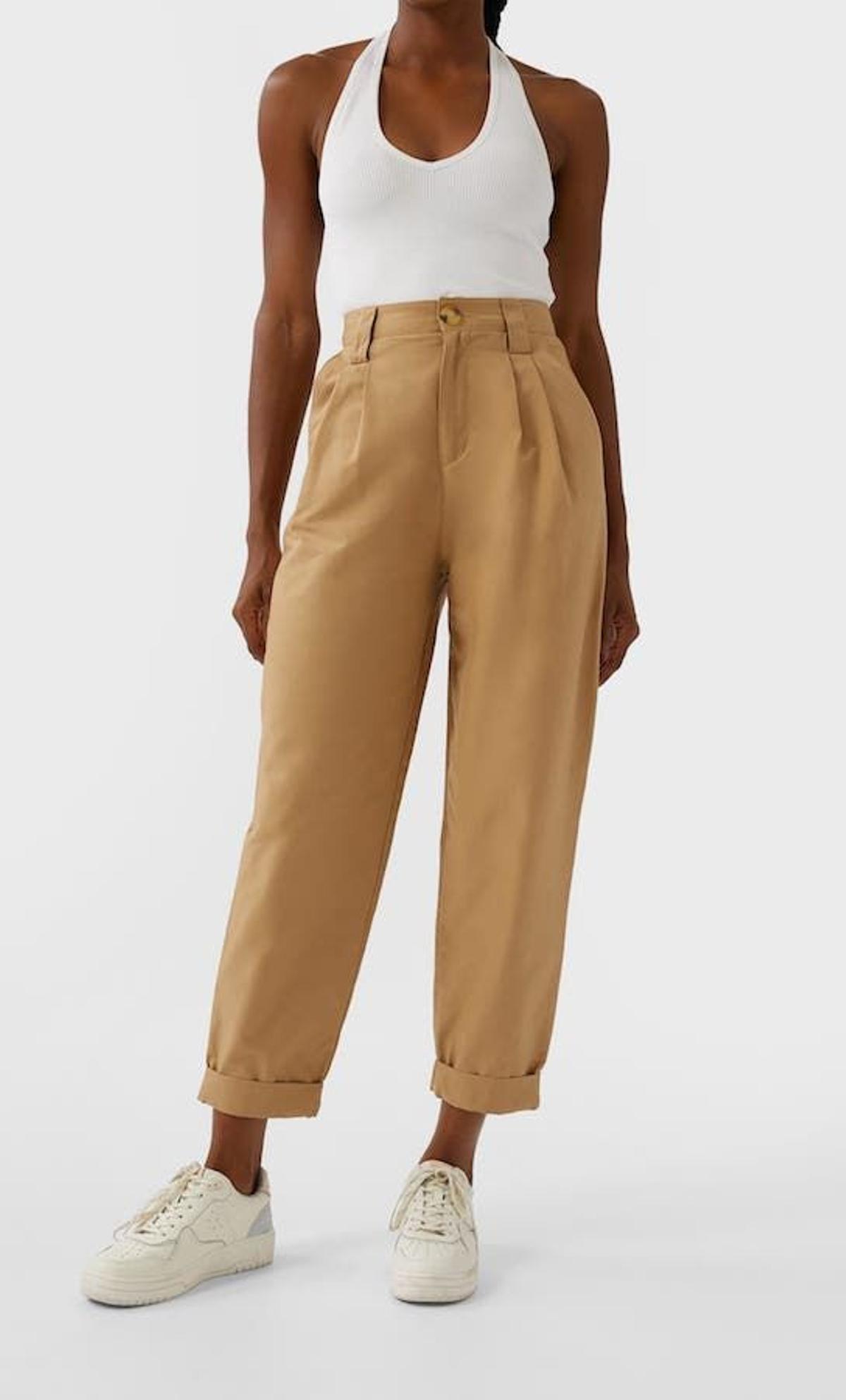 El pantalón slouchy caramelo