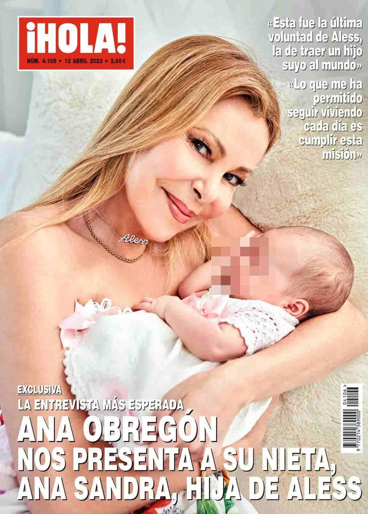 Portada del Hola! de Ana Obregón con su nieta
