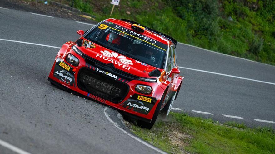 Ruiloba ha brillado con el c3 rally2 en asfalto