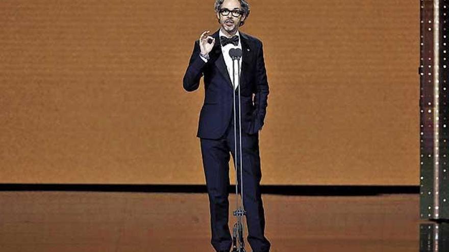 El pianista James Rhodes en un momento de su discurso.