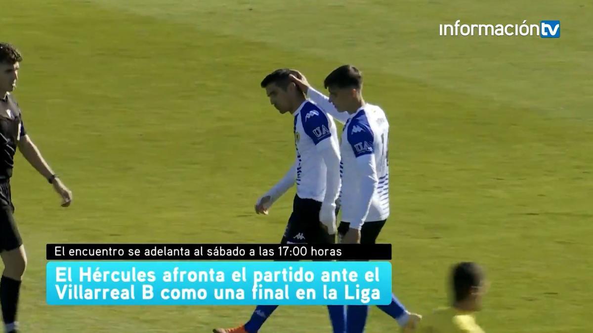 El Hércules afronta el partido ante el Villarreal B como una final en plena Liga