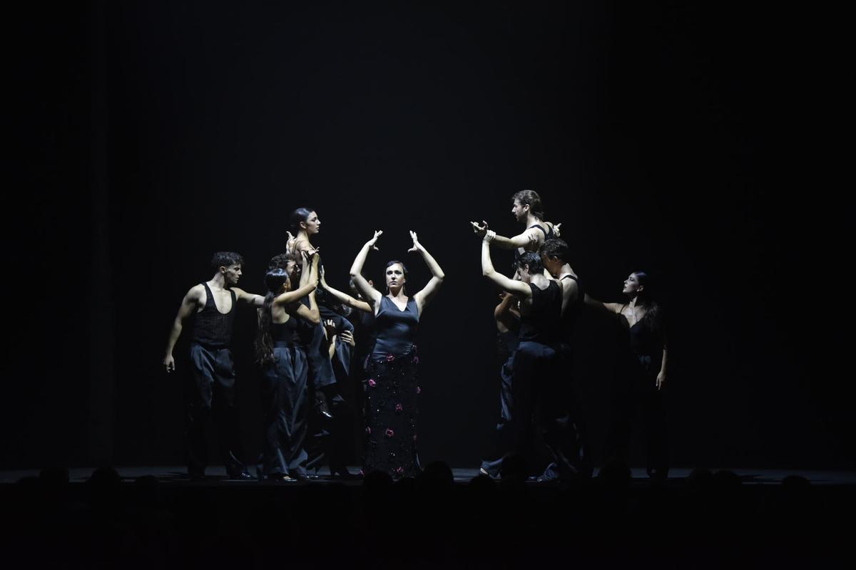 Un momento durante la actuación del Ballet Español de la Comunidad de Madrid.