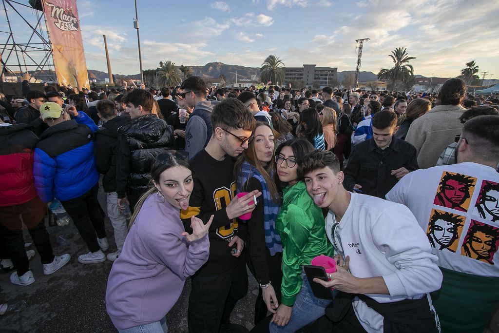 Las imágenes de la macrofiesta universitaria en La Fica (27/01/2023)