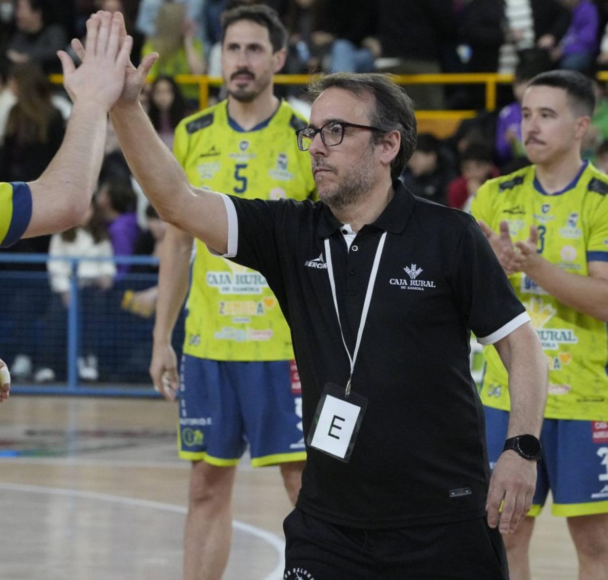 Félix Mojón, entrenador del BM Caja Rural Zamora. | J. L. F.