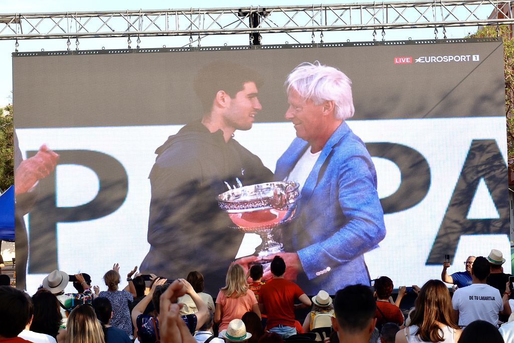 El Palmar estalla con la victoria de Carlos Alcaraz en Roland Garros