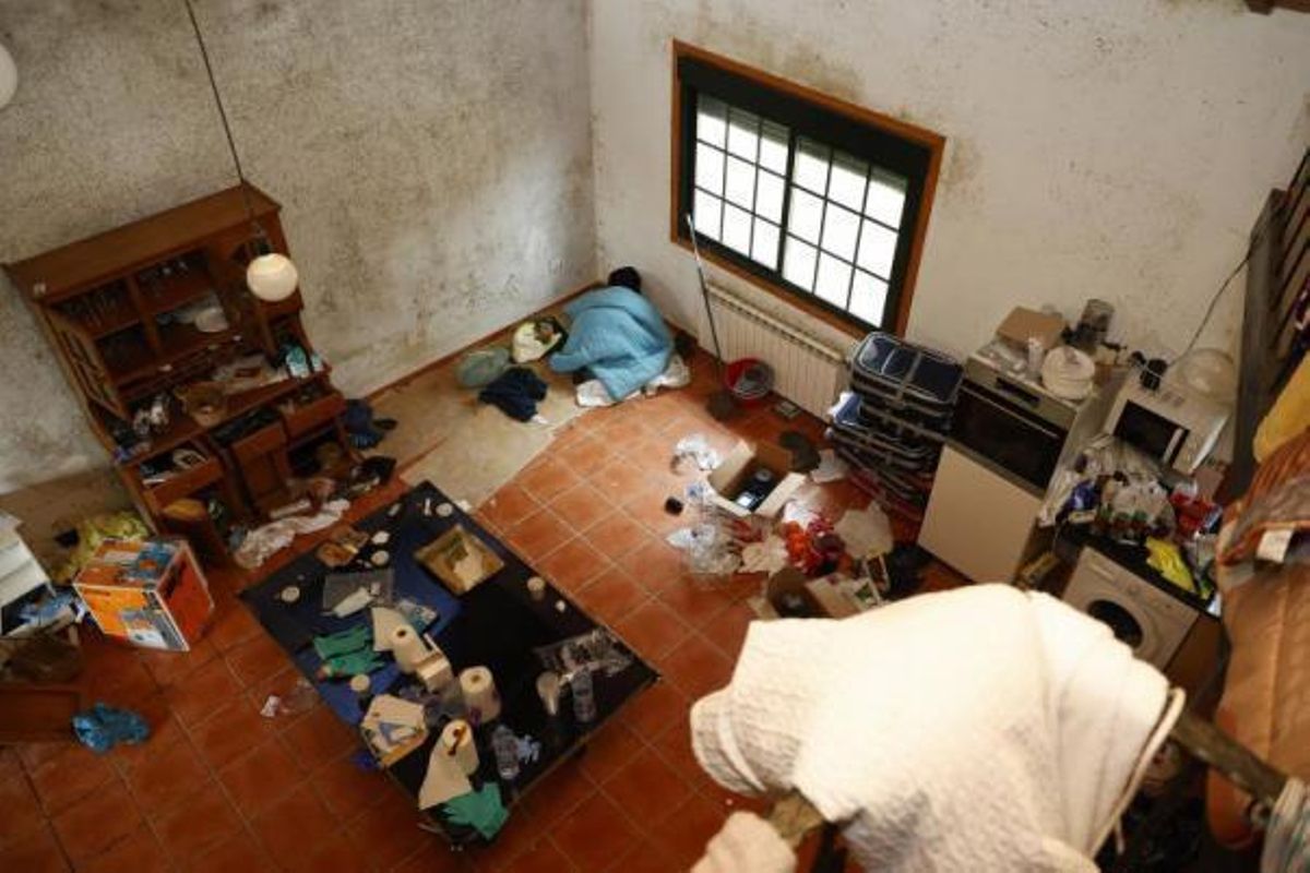 La vivienda había sido transformada en un enorme laboratorio.