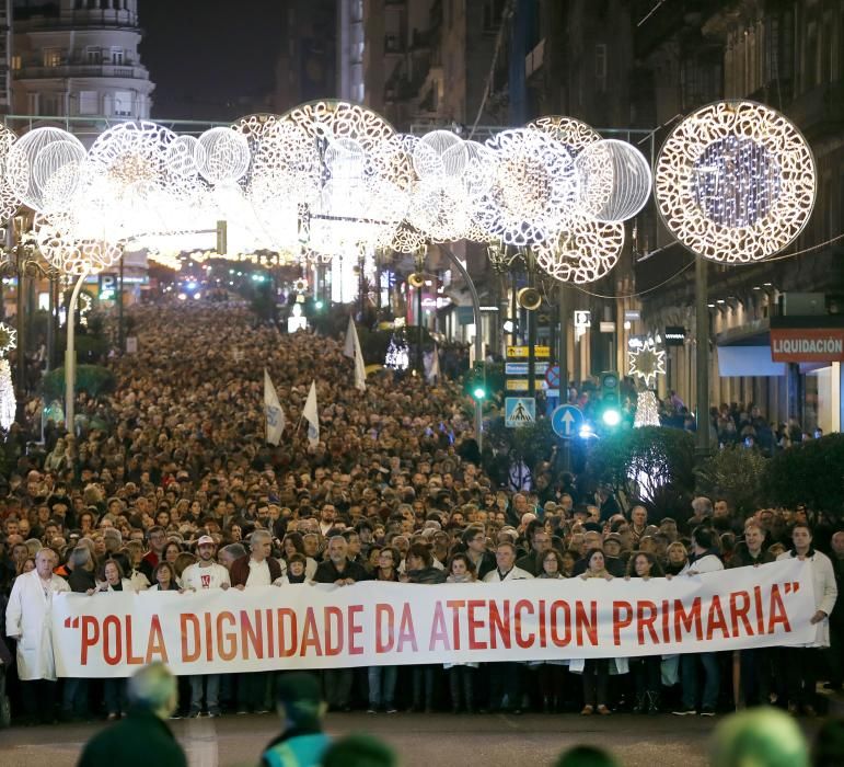 Manifestación en Vigo por la sanidad pública