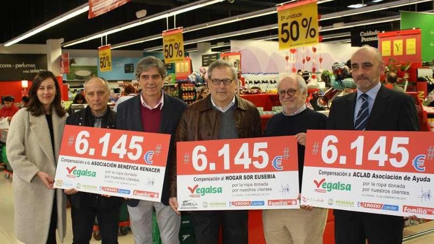 Vegalsa-Eroski eleva un 37% sus fondos para fines sociales en 2017, a 1,7 millones