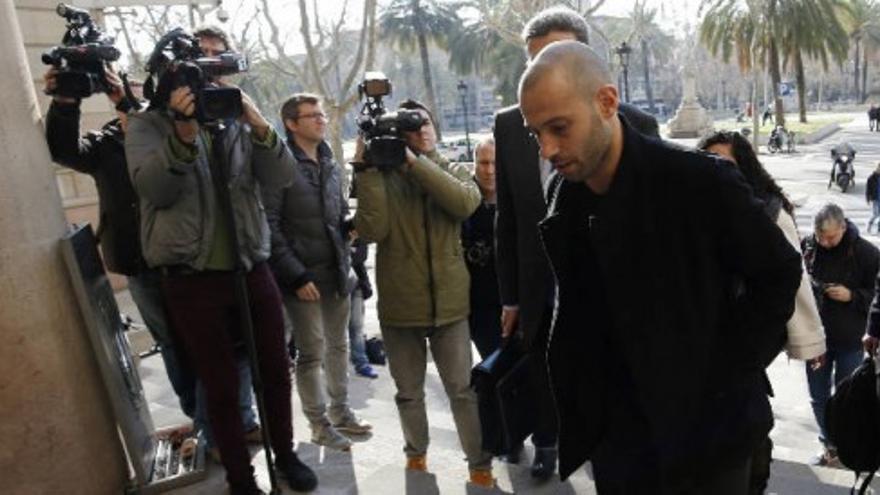 Mascherano acepta un año de cárcel por fraude fiscal