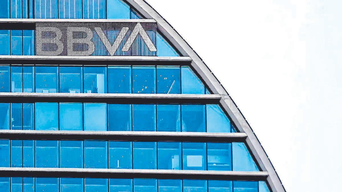 Fachada de la sede del BBVA.