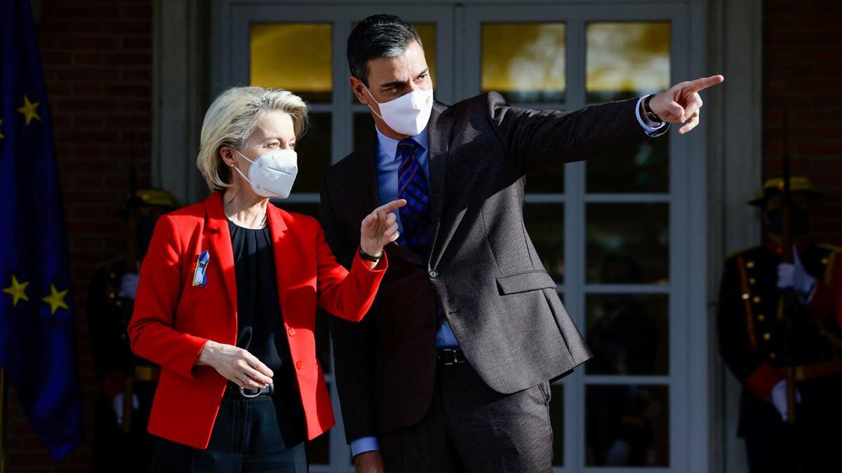 Von der Leyen en la Moncloa