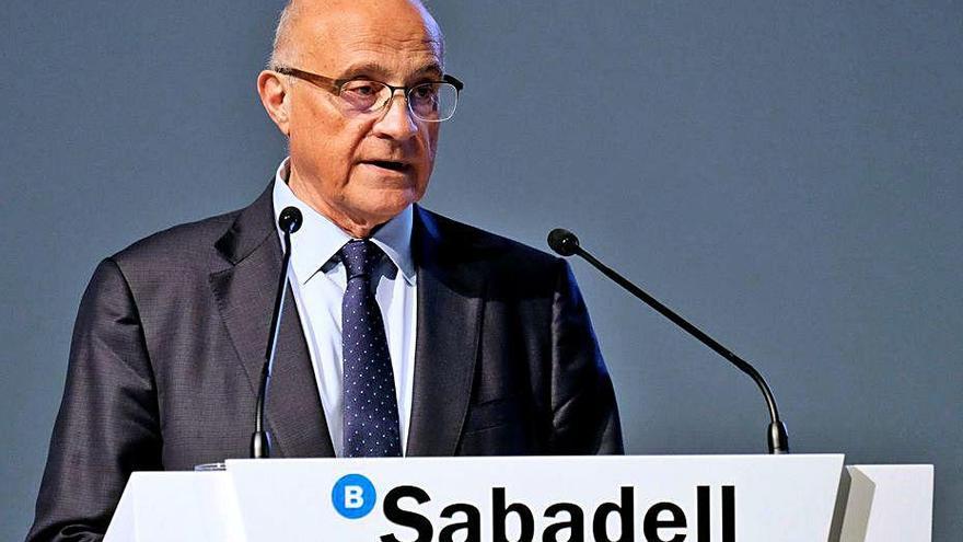 El president executiu del Sabadell, Josep Oliu.