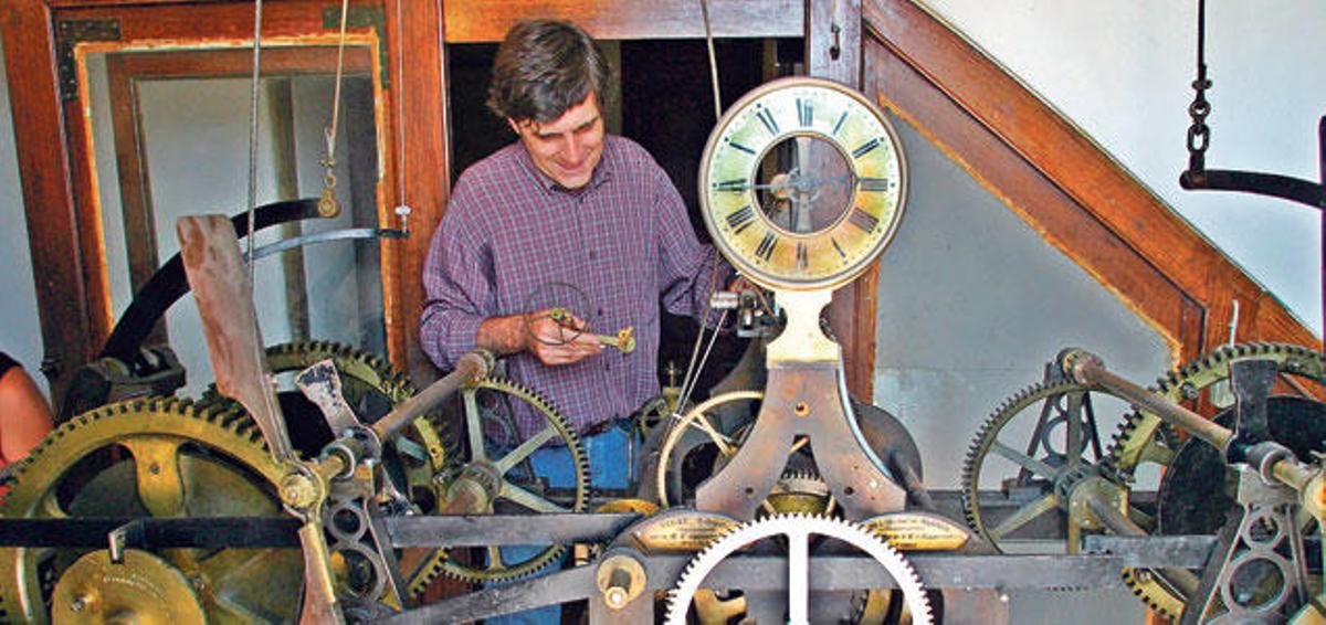 El reloj d'en Figuera lleva 150 años dando la hora