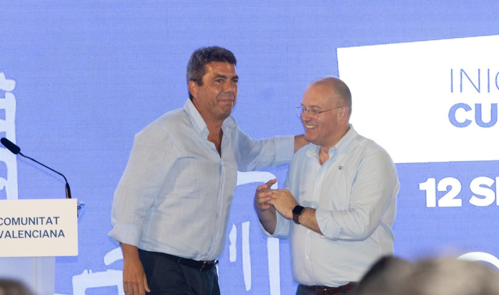 Tellado redobla su apoyo a Mazón y llama al PP a “trabajar bajo su liderato”