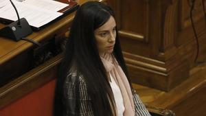 Rosa Peral, durante el juicio por el llamado crimen de la Guardia Urbana.