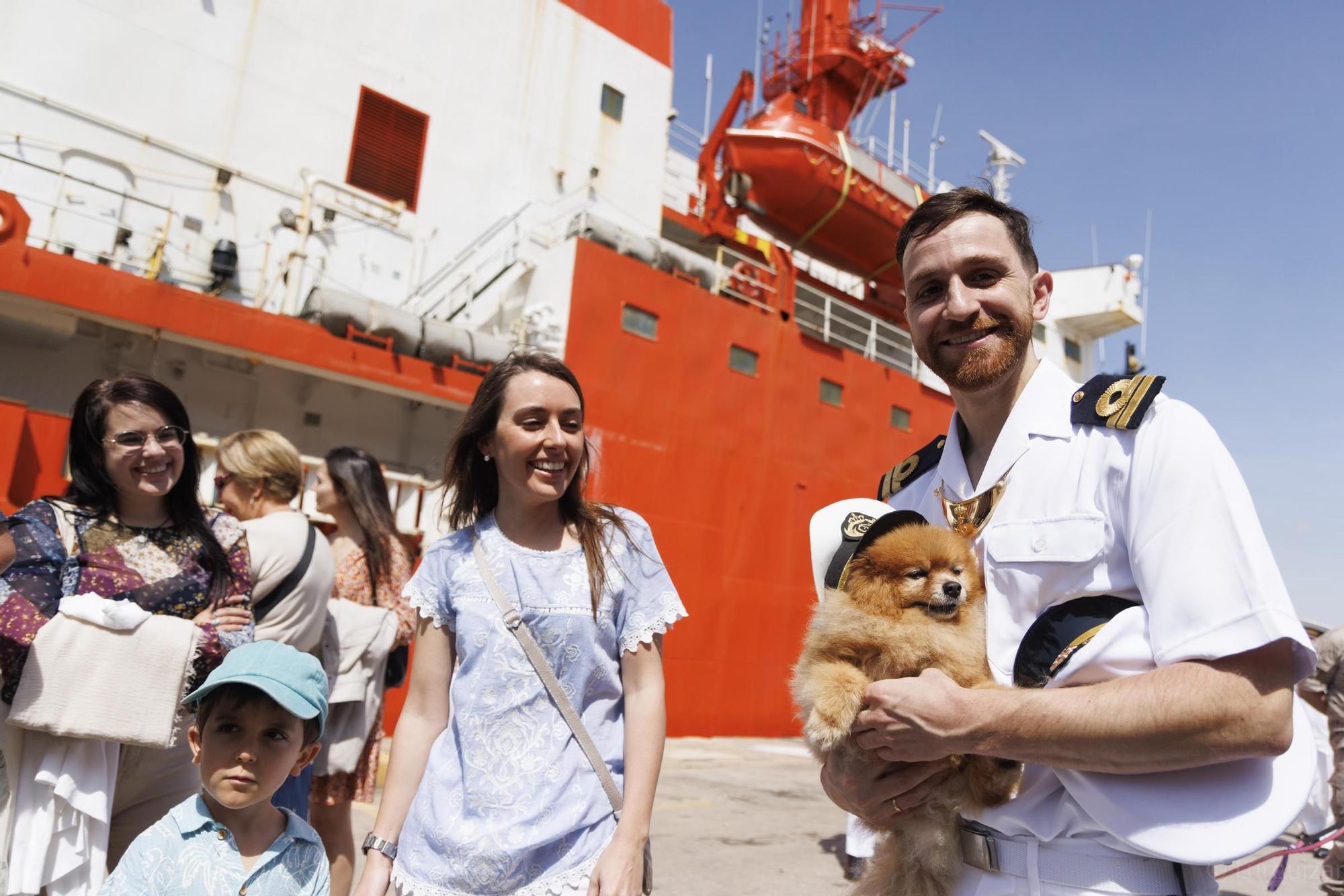 Llegada del Hespérides al puerto de Cartagena