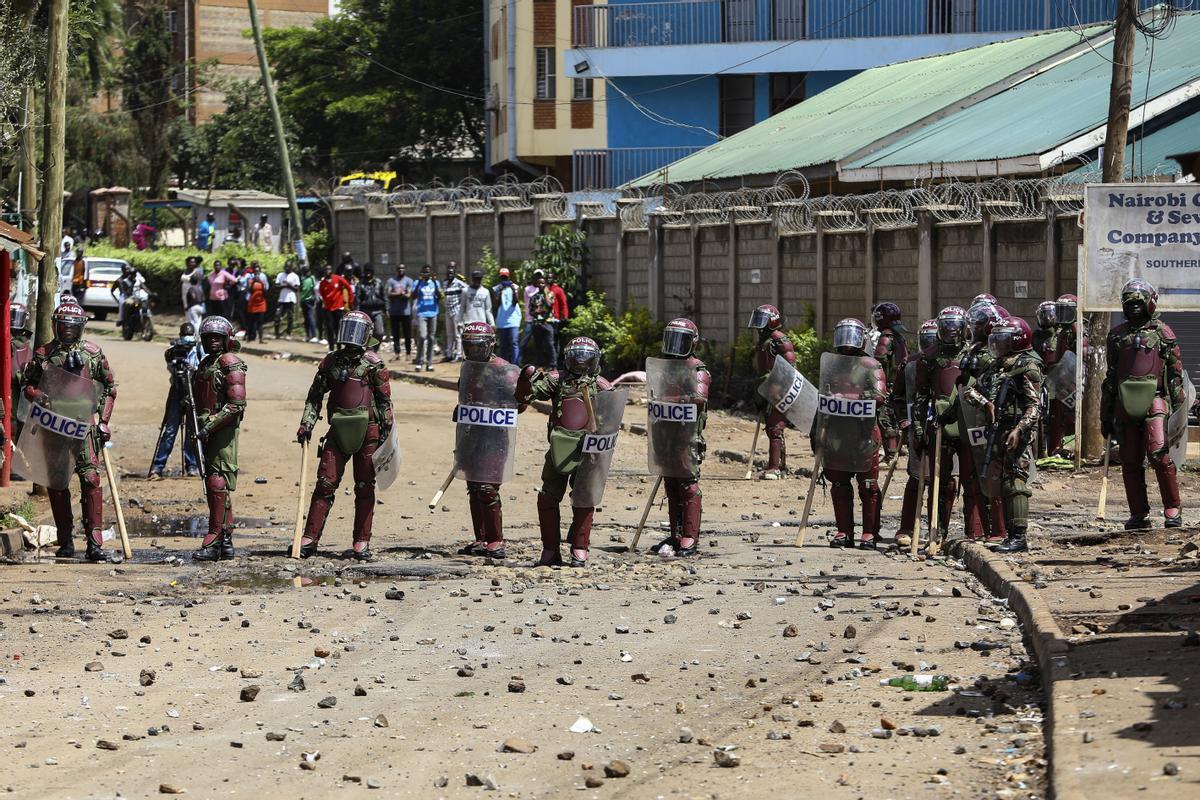 Protestas en Kenia contra el mandato del presidente Ruto