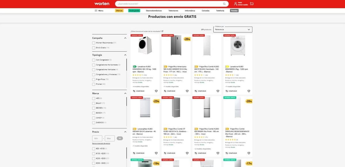 Web canarias.worten.es