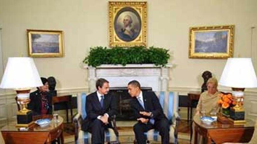 Zapatero promete a Barack Obama una "importante contribución" en Afganistán  - El Periódico Extremadura