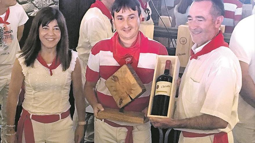 Alejandro Navarro, premiado por una foto de San Fermín