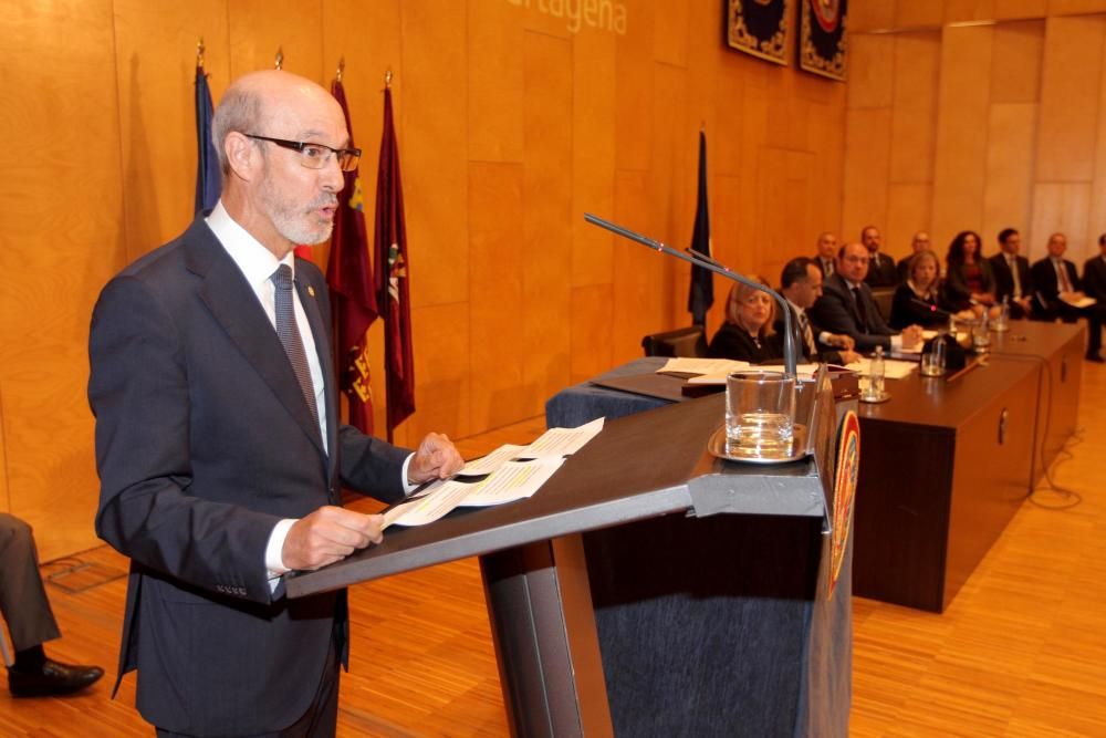 Toma de posesión del rector de la UPCT