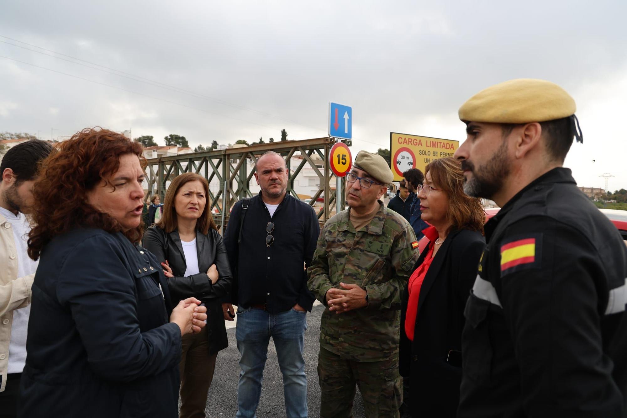 Loriguilla inaugura un nuevo puente provisional cinco meses después de la dana